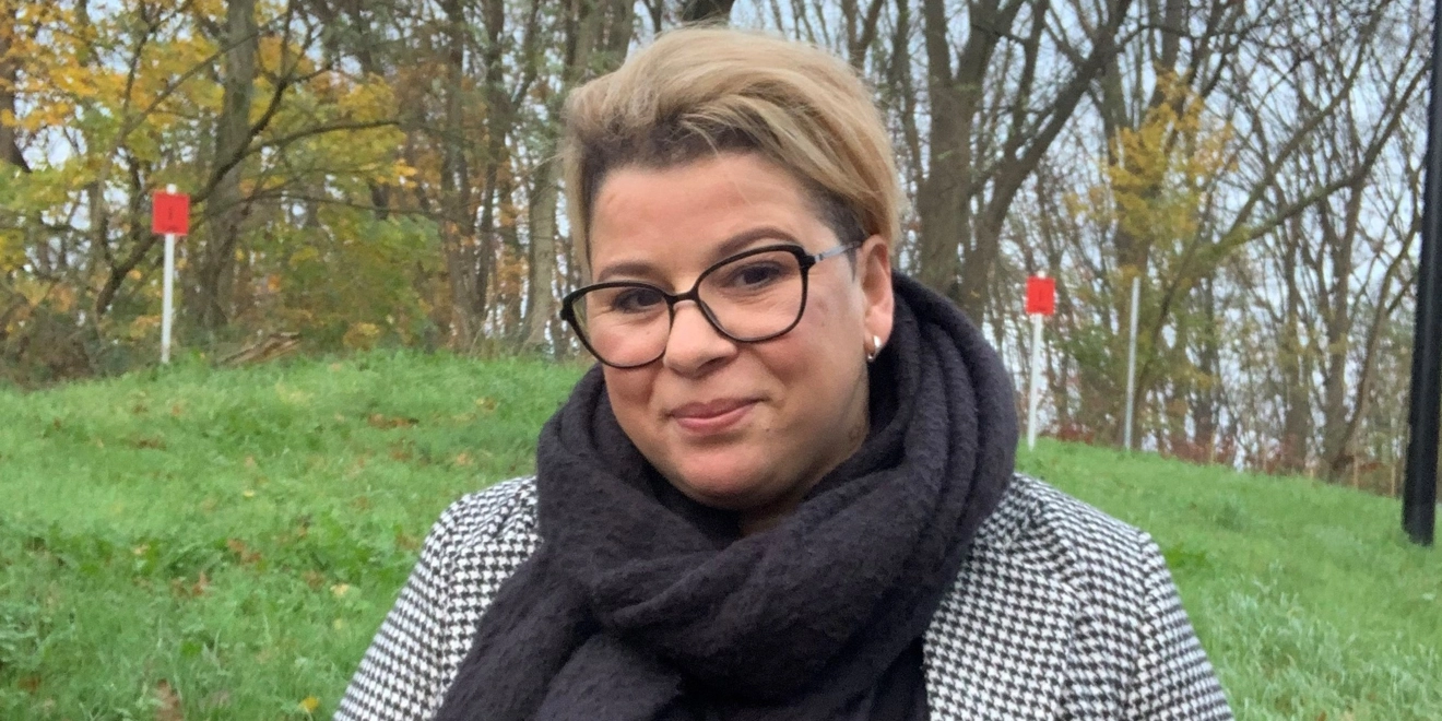 Belgian employee Yasmina Bahlaouy