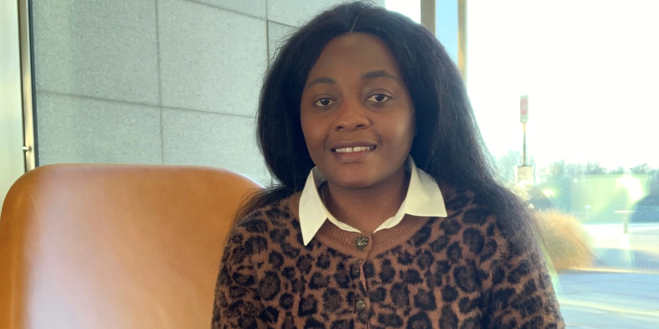 Belgian employee Mercy Fonyuy