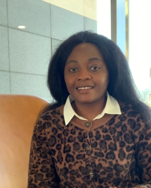 Belgian employee Mercy Fonyuy