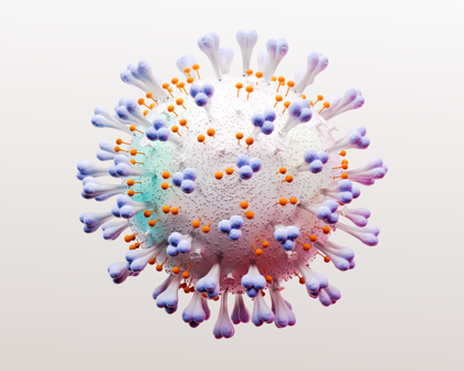 covid virus molecule